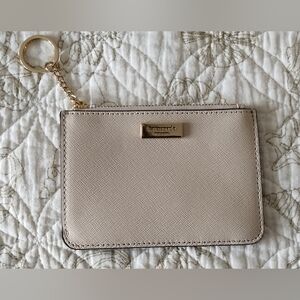 Kate Spade Leather Cardholder With Zipper Pouch